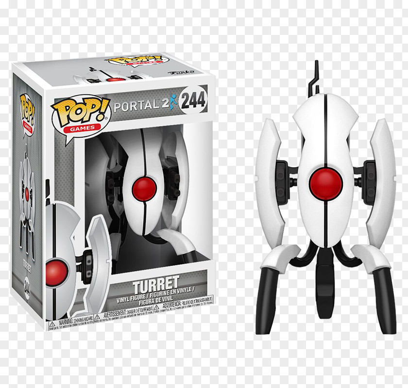 Portal 2 Turret Funko Collectable Video Games PNG