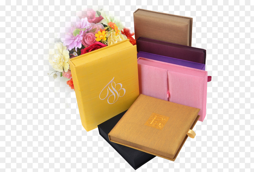 Thai Silk Dupioni Fabric Wedding Invitation Convite Box Craft PNG