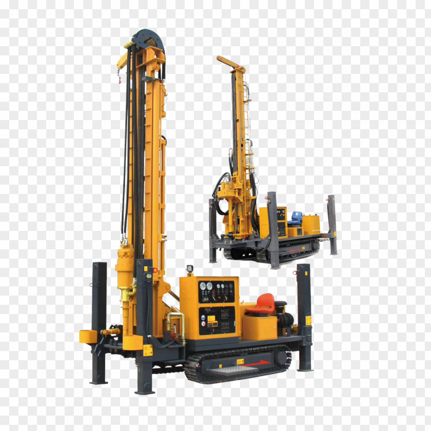 Water Well Drilling Rig Borehole Augers PNG
