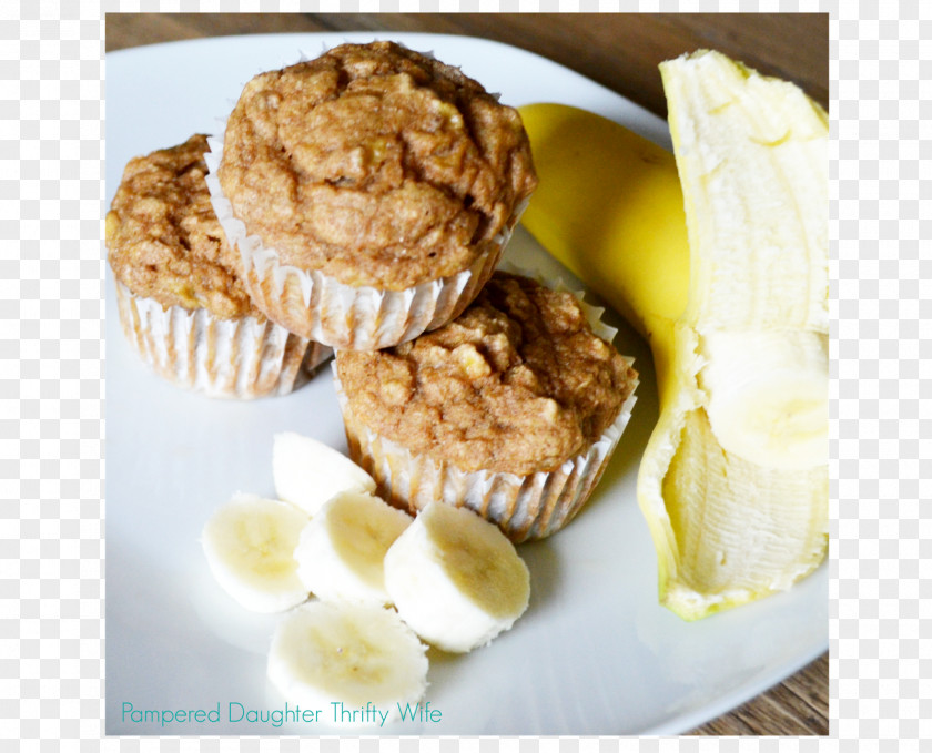 Banana Bread Muffin Bran Baking Flavor PNG