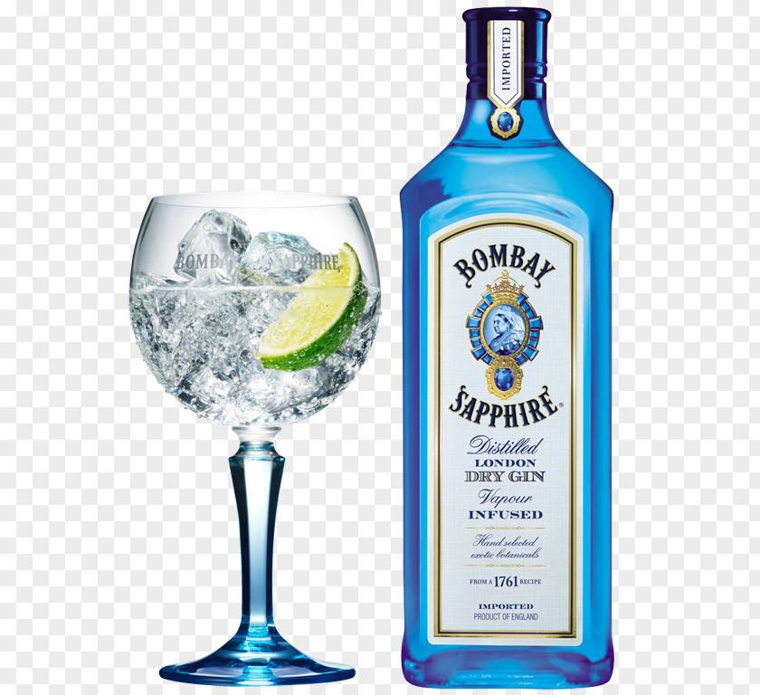 Cocktail Bombay Sapphire Gin East London Dry PNG