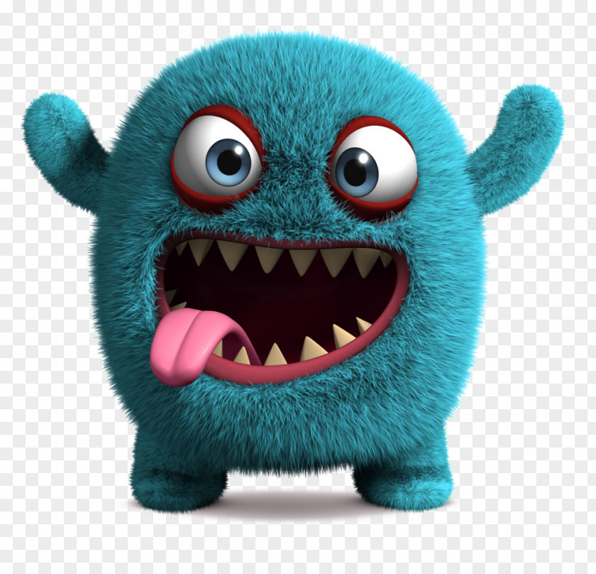 Crazy Expression Free To Pull The Design Material Royalty-free Monster Drawing PNG