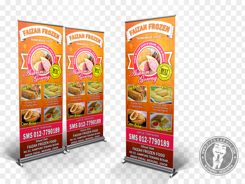 Design Curry Puff Brochure Otak-otak Kuih PNG
