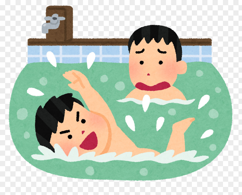 Furo Onsen Illustration Bathing Baths PNG