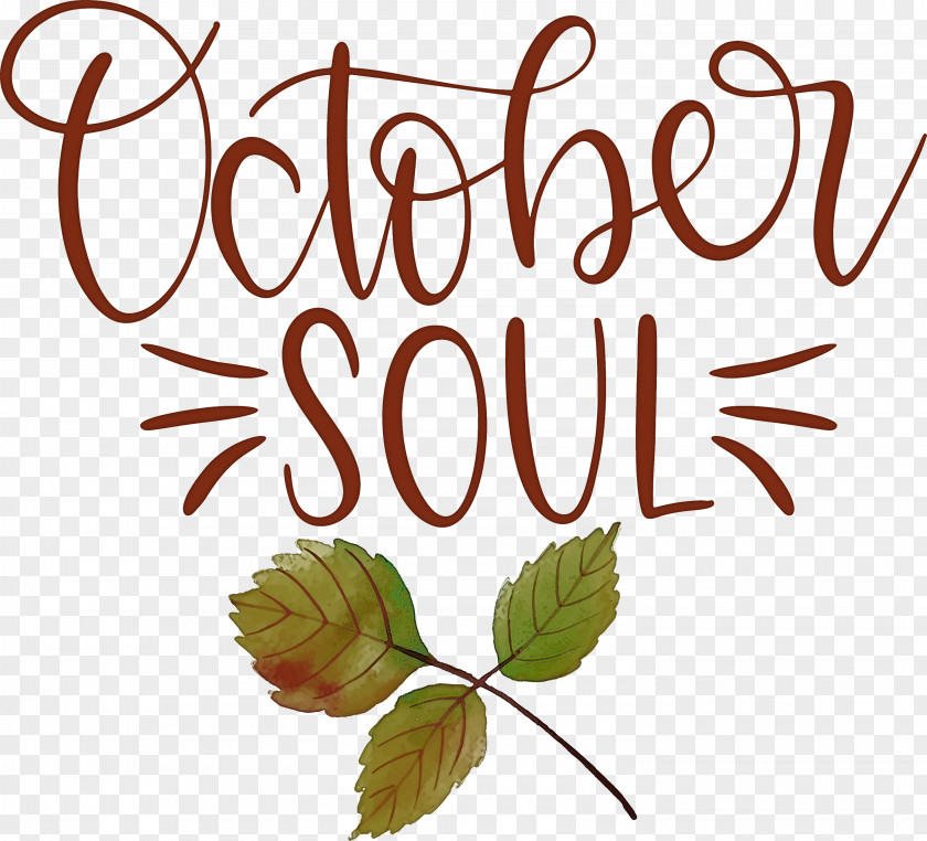 October Soul October PNG