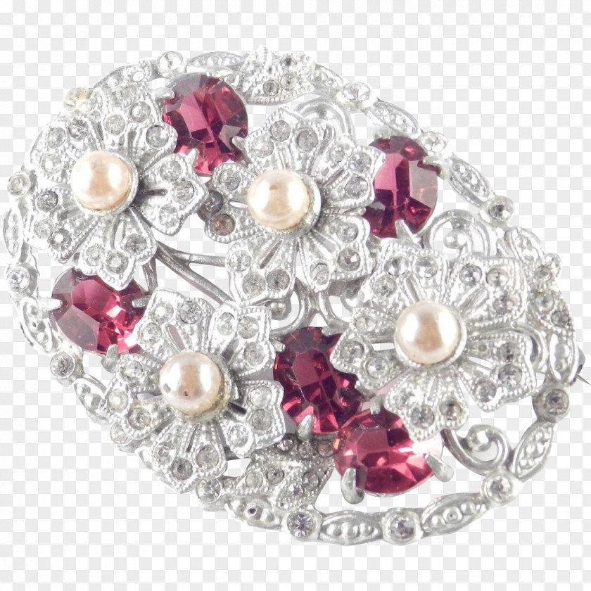 Ruby Brooch Diamond PNG