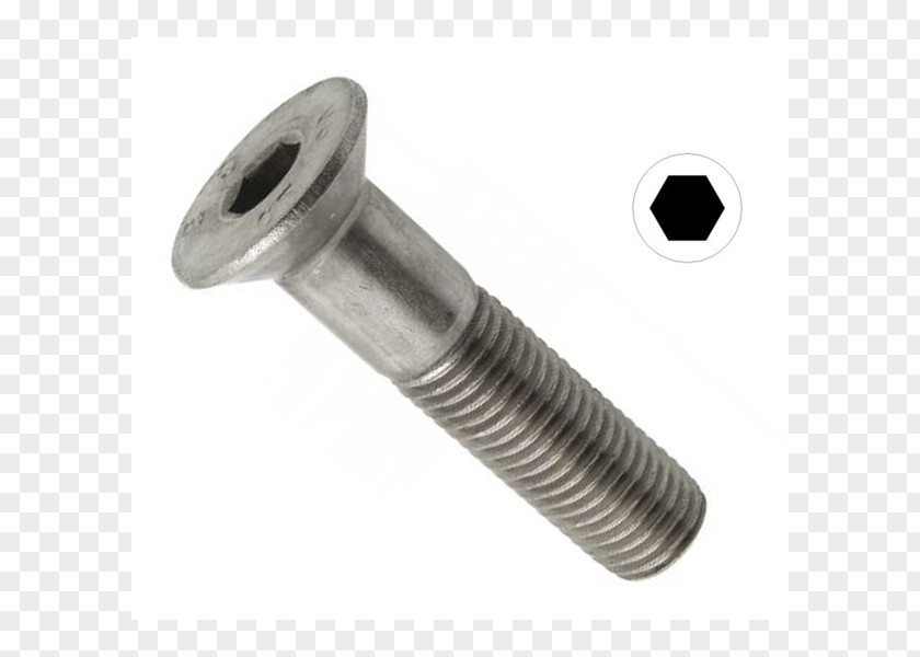 Screw Fastener ISO 10642 Six Pans Creux Nut PNG