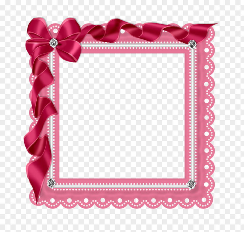 Color Bow Decoration Frame Picture Film PNG