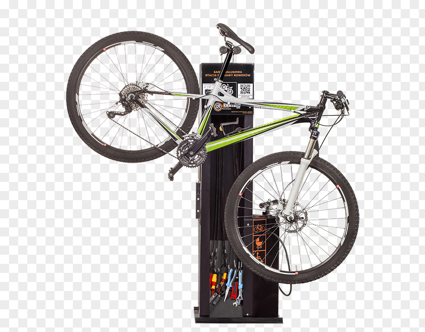 Repair Station Bicycle Wheels Mechanic Tires Mountain Bike PNG