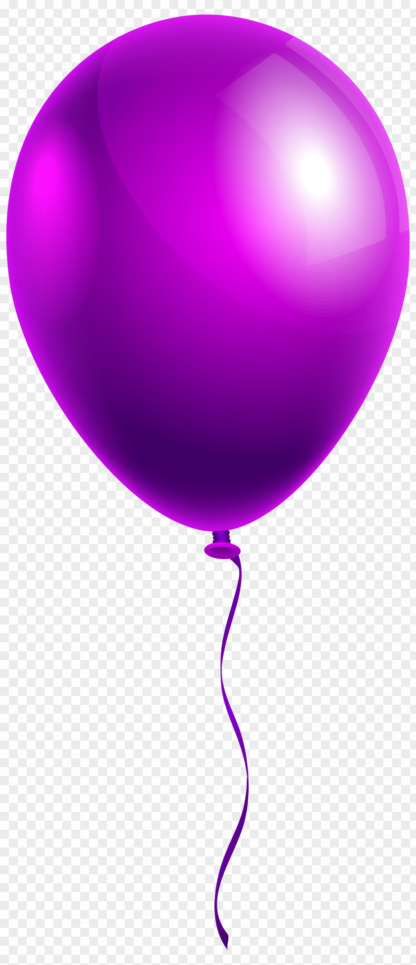 Single Purple Balloon Clipart Image Clip Art PNG