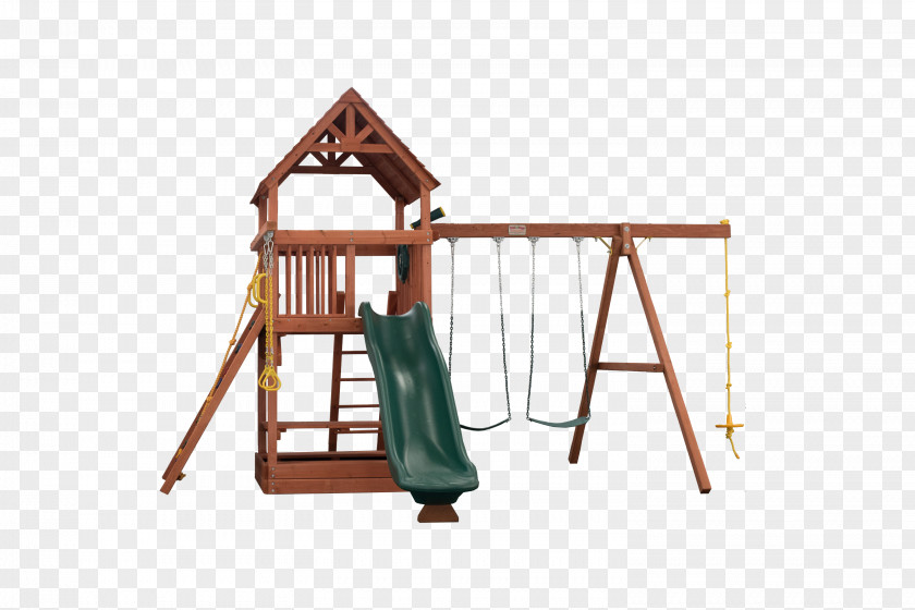 Swing Playground Wood PNG
