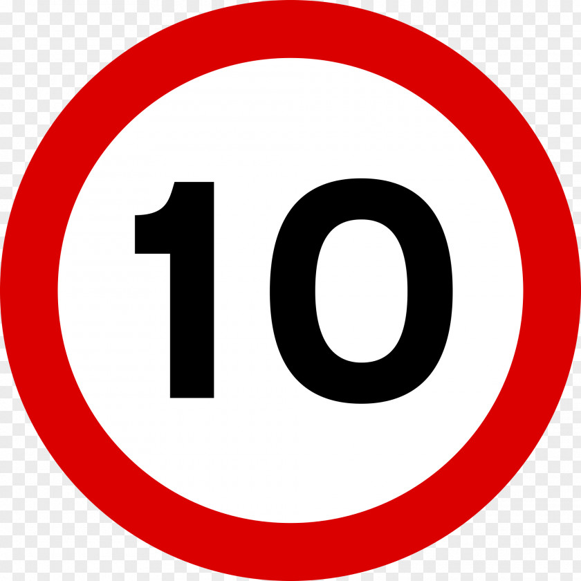 (10) Speed Limit Traffic Sign Road PNG