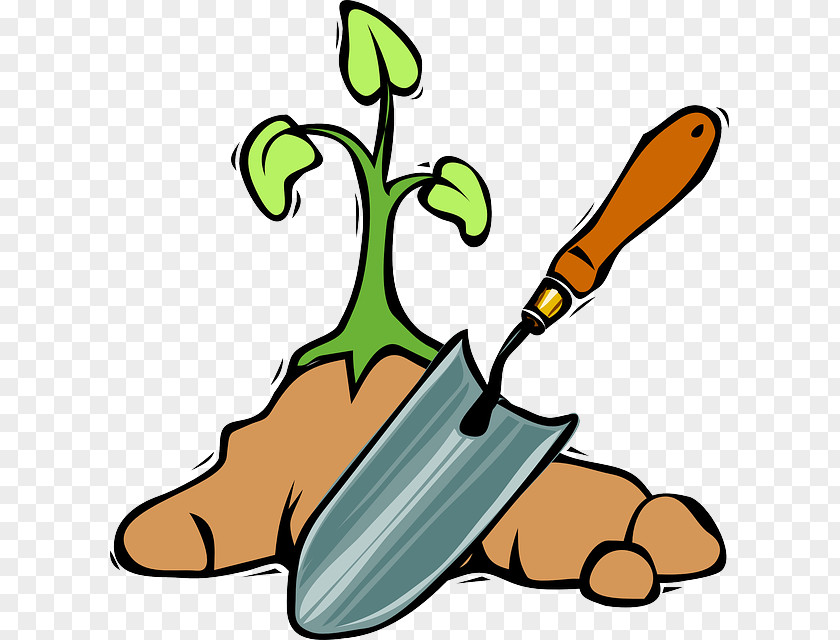 Community Garden Cliparts Tool Shovel Spade Clip Art PNG