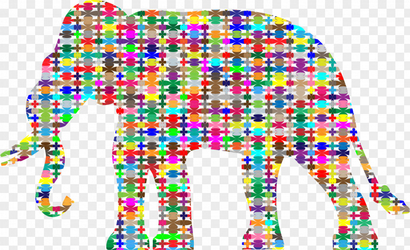 Elephants Indian Elephant Pattern PNG