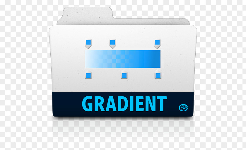 Gradient Folder Blue Computer Accessory Brand Multimedia PNG