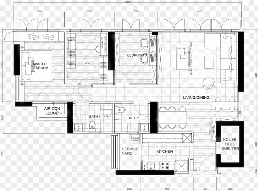 House Floor Plan Architecture Facade PNG