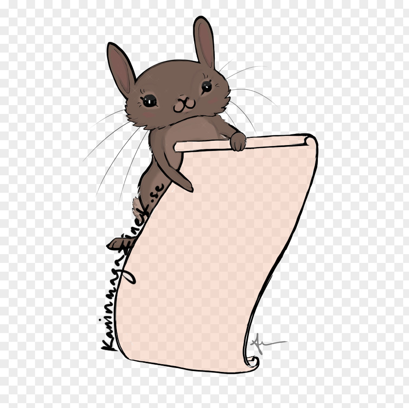Pergament Whiskers Cat Rabbit Illustration Dog PNG