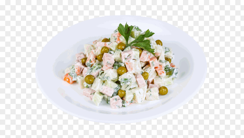 Salad Olivier Vegetarian Cuisine Side Dish Vegetable PNG