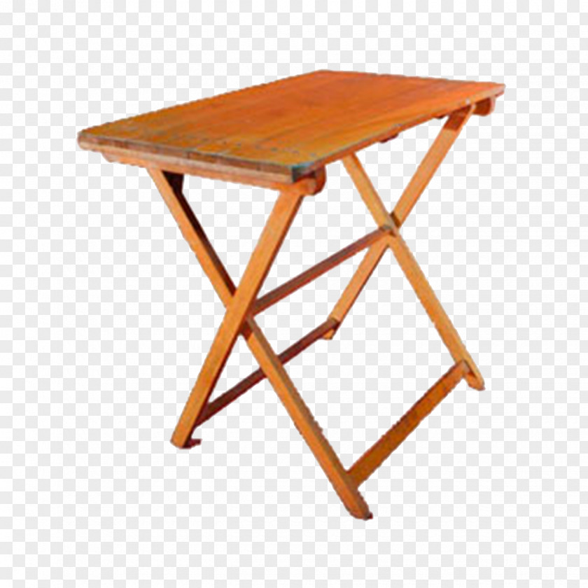 A Small Wooden Table Folding Tables Wood Furniture Terrace PNG