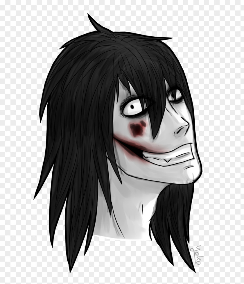 Jeff The Killer Creepypasta Screamer Eye PNG