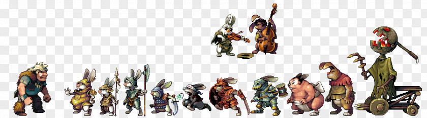 Rabbit Avatar Pixel Art Animated Film Cartoon PNG