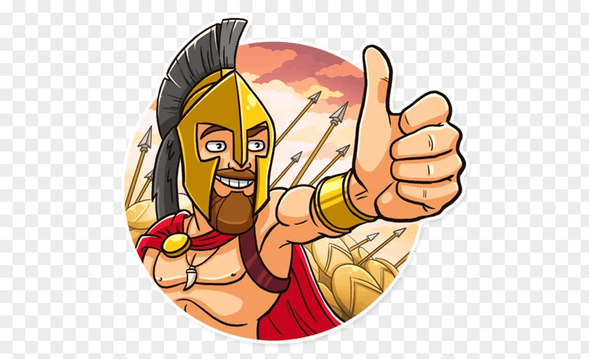 Sparta Sticker Telegram VKontakte Clip Art PNG