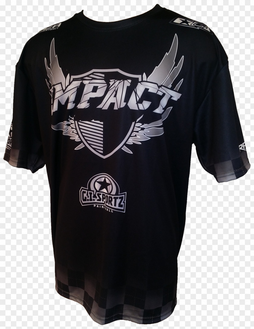 Checkered Shirt Edmonton Impact T-shirt Paintball Sleeve PNG