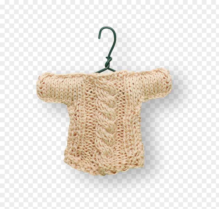 Crochet Wool Beige PNG