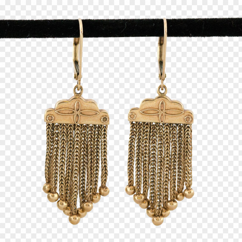 Jewellery Earring Tassel Gold Fringe PNG
