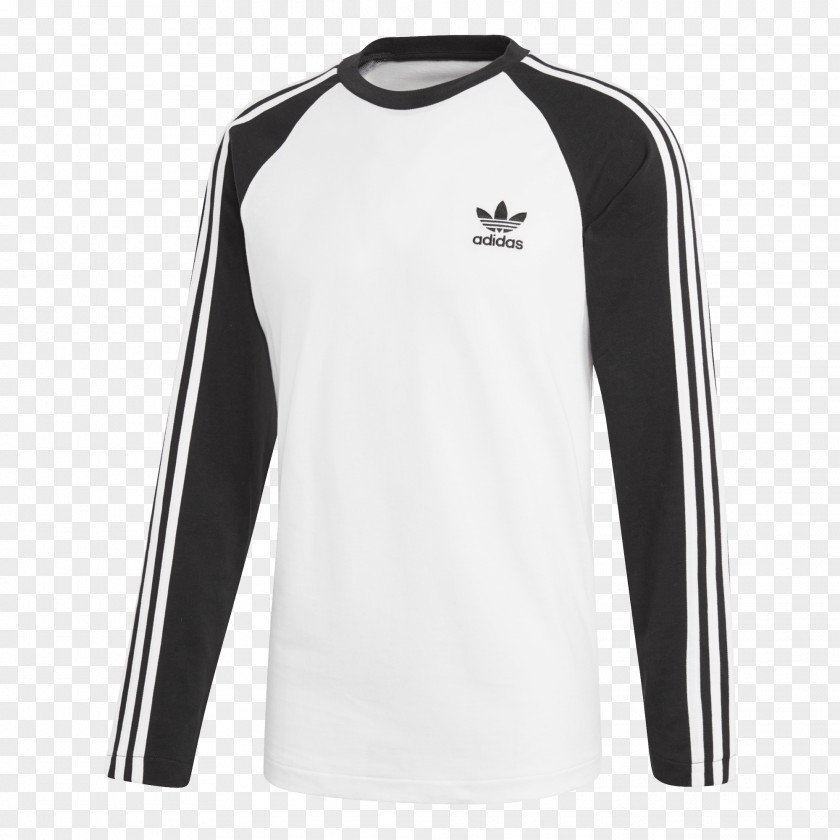 T-shirt Long-sleeved Adidas Three Stripes Online Shopping PNG