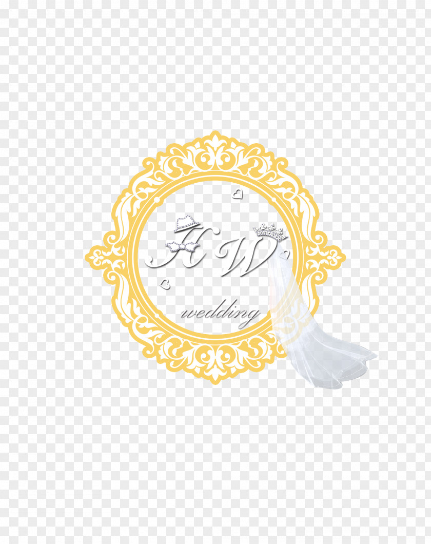 Wedding Welcome Card Invitation Text Brand Logo Yellow PNG