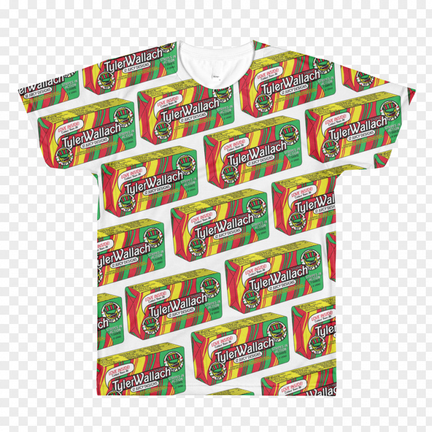 Chewing Gum Fruit Stripe Bubble T-shirt PNG