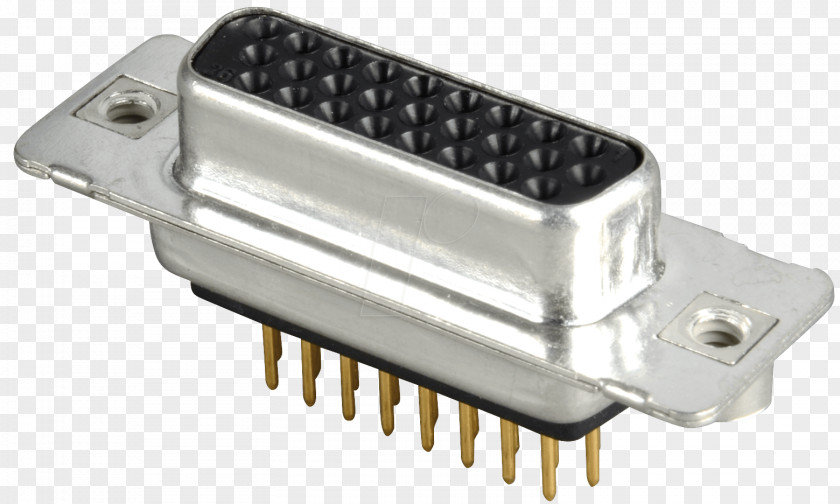 D-subminiature Electrical Connector Printed Circuit Board VGA Electronic Component PNG