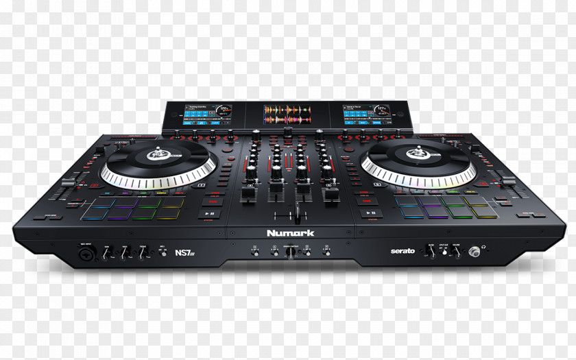 Disc Jockey Numark NS7 III Industries DJ Controller Audio PNG