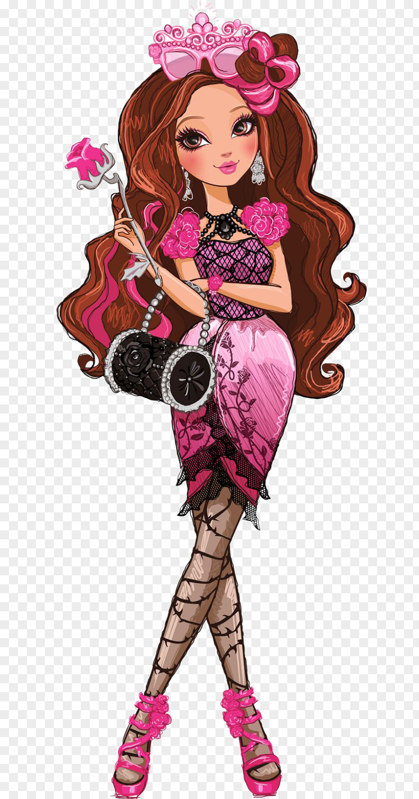 Holly Hunter Ever After High Monster Doll Sleeping Beauty PNG