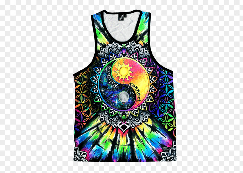 Festival Clothing Tapestry Yin And Yang Wall Electro Threads PNG