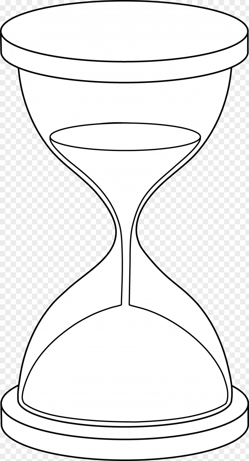 Hour Glass Hourglass Coloring Book Drawing Clip Art PNG