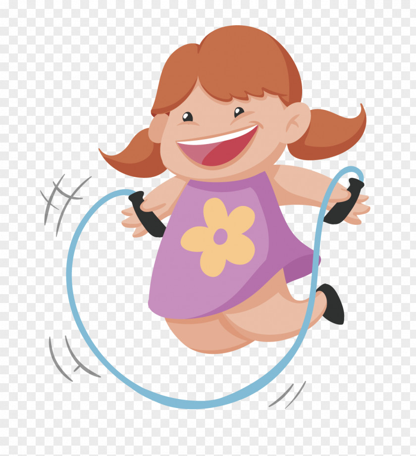 Rope Skipping Euclidean Vector Child Game PNG