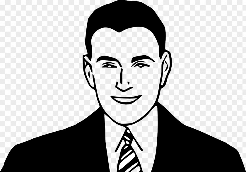 Business People Smile Smiley Man Clip Art PNG