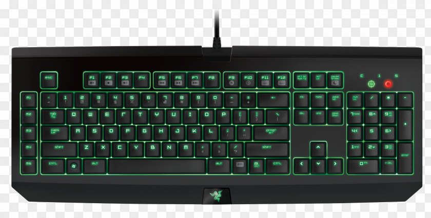 Keyboard Computer Razer Inc. Gaming Keypad Backlight Video Game PNG