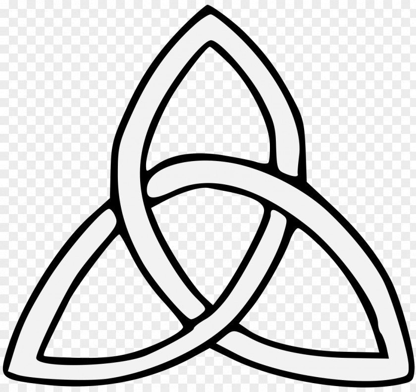 Knot Celtic Triquetra Symbol Clip Art PNG