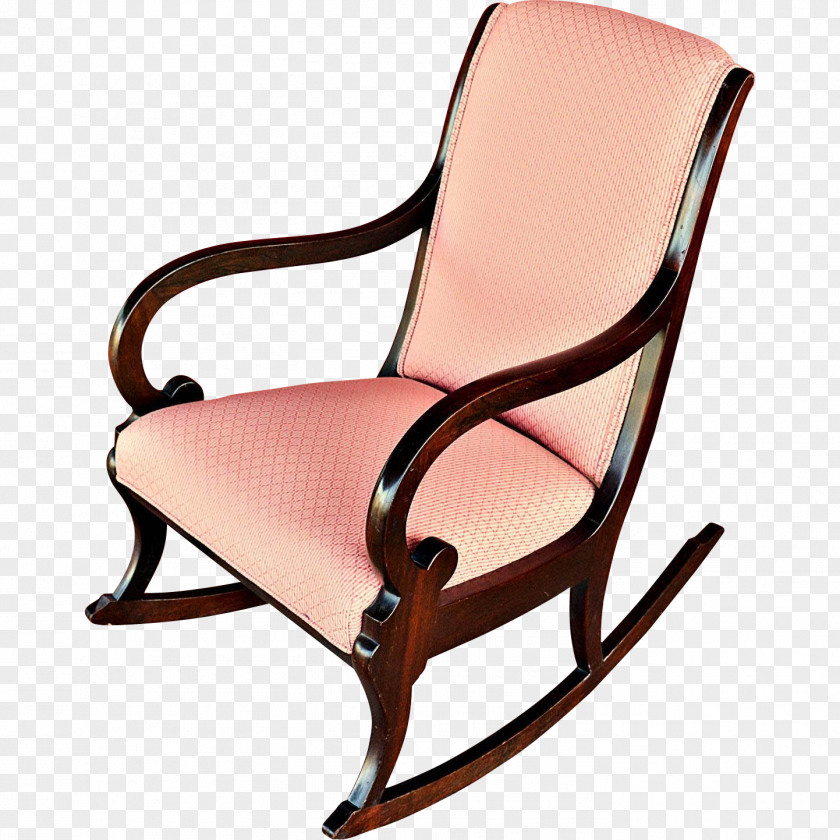 Chair Rocking Chairs Upholstery Antique House PNG