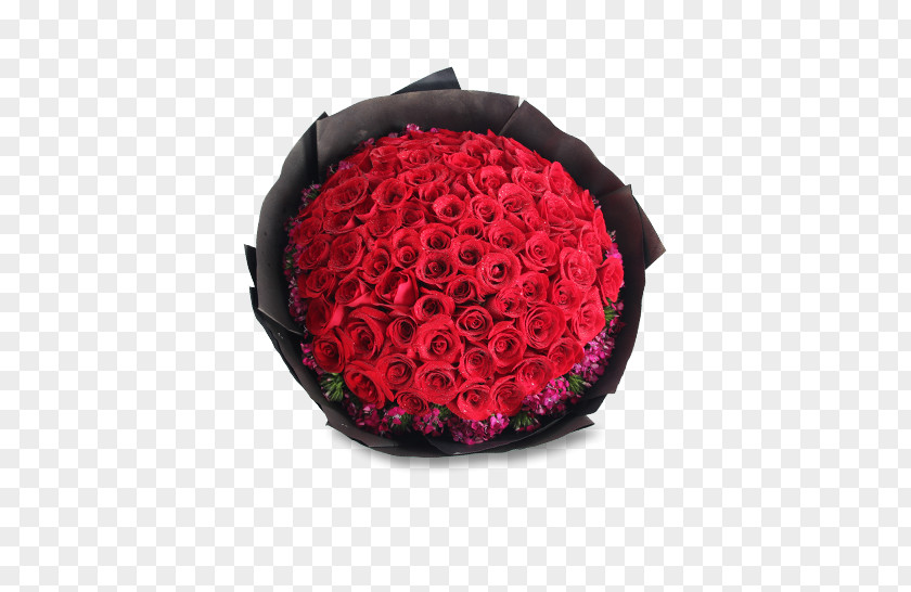 Flowers And A Handful Of Red Roses Shenyang Garden Flower Bouquet Floristry PNG