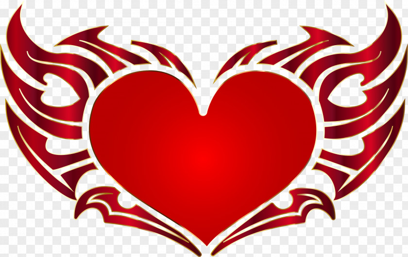 Tribal Heart Cliparts Tribe Tattoo Clip Art PNG