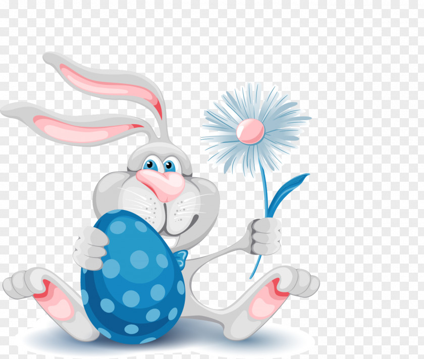 Easter Bunny Dies Egg Wish PNG
