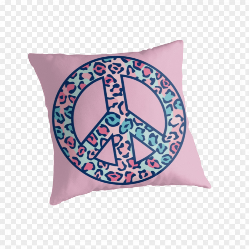 Pillow Throw Pillows Cushion Peace Symbols PNG