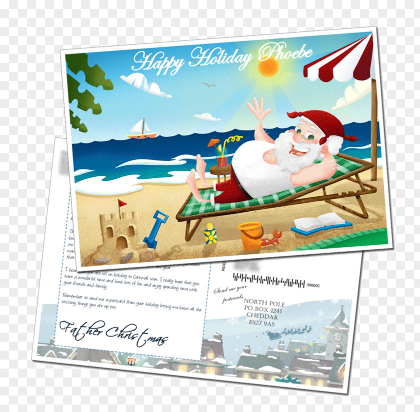 Santa Claus Post Cards Christmas Letter Greeting & Note PNG