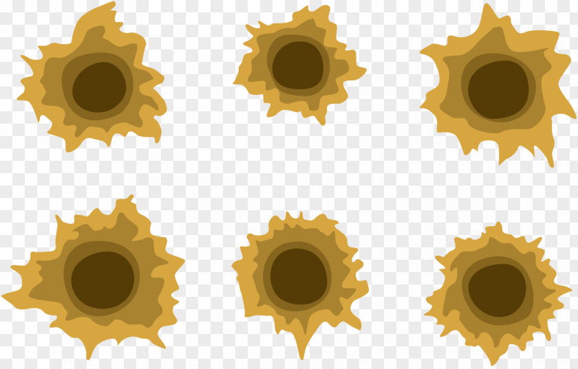 Bullet Holes Vector Yellow Euclidean Adobe Illustrator PNG