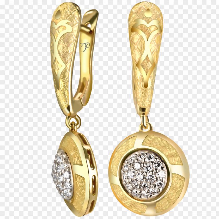 Jewellery Locket Earring Diamond Silver PNG