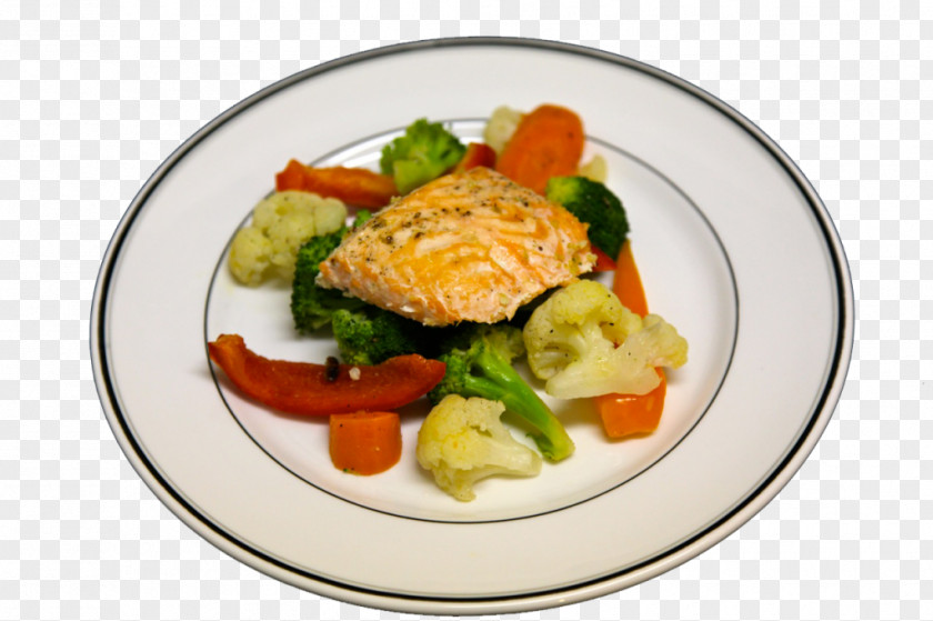 Salmon Vegetarian Cuisine Platter Lunch Salad Recipe PNG